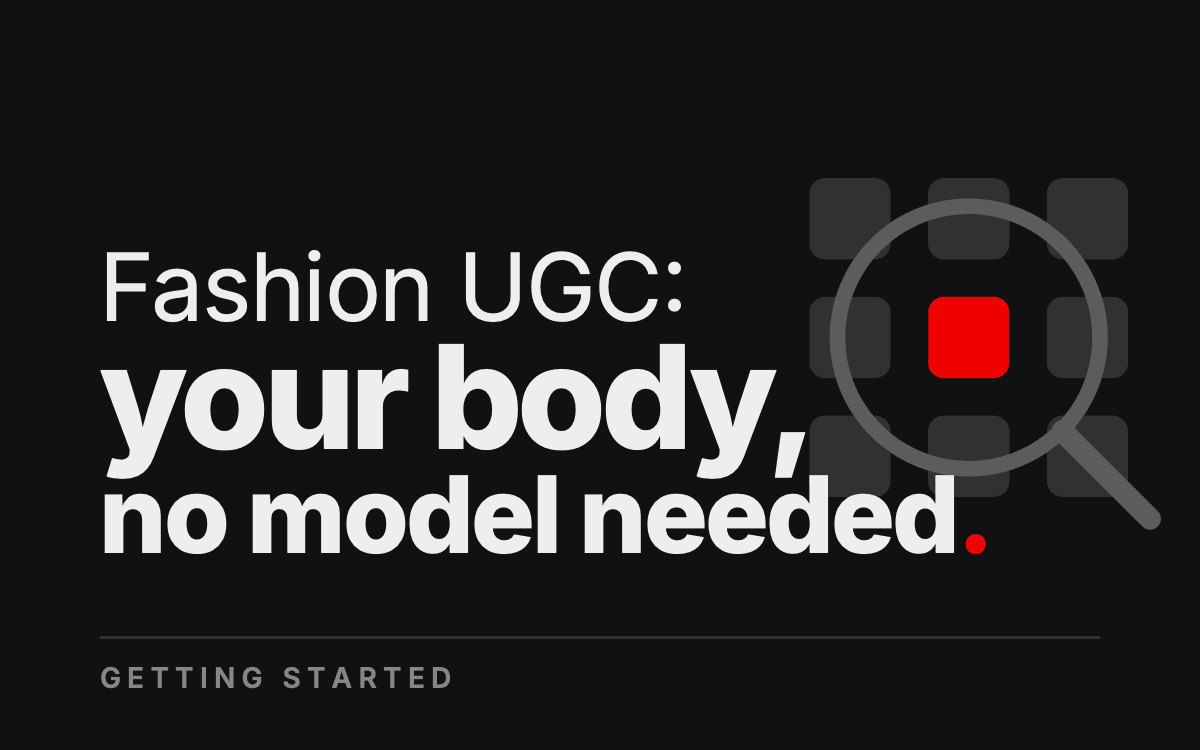 Fashion UGC: How Regular People Get Cast to Film Clothes