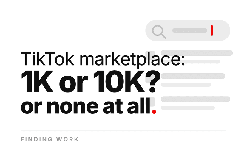 TikTok Creator Marketplace: None, 1K or 10K Followers?
